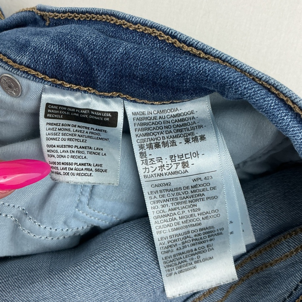 Levi's‎ 311 Women's Shaping Skinny Jeans, Size 31, Blue Stretch Denim - Picture 12 of 13